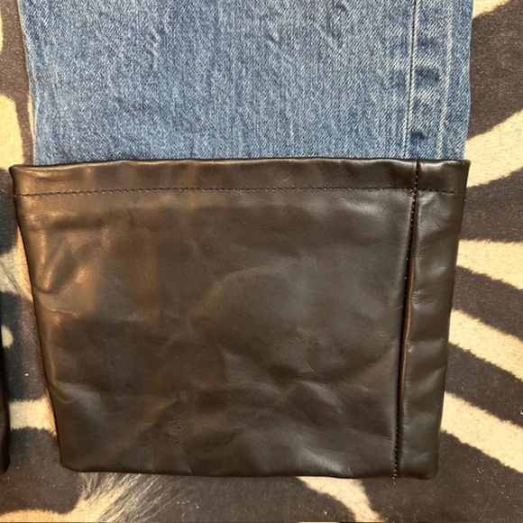 R13 Axl Leather Cuff Straight Leg Jeans Size 31🌸 - Picture 6 of 15